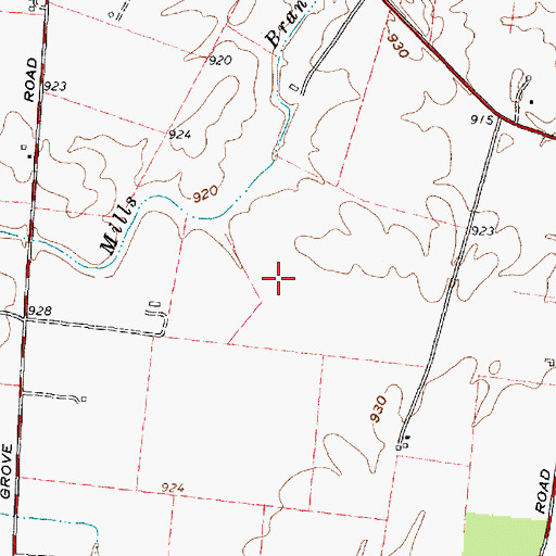 Topographic Map of Township of Wayne, OH