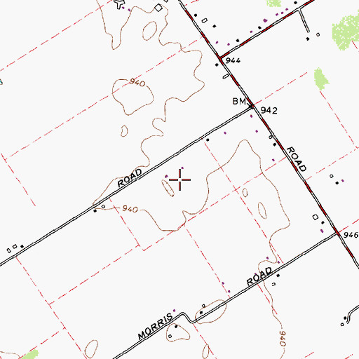 Topographic Map of Township of Brown, OH