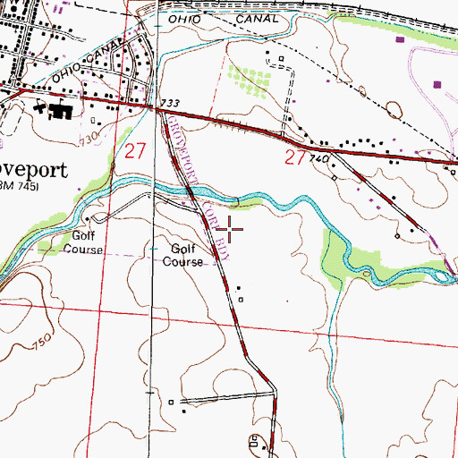 Topographic Map of Township of Madison, OH