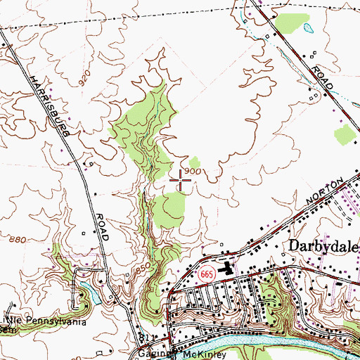 Topographic Map of Township of Pleasant, OH