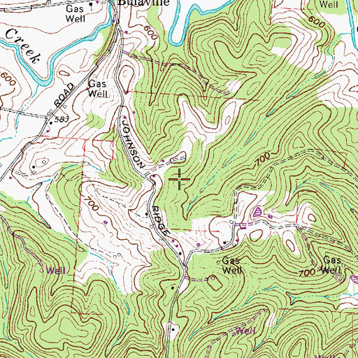 Topographic Map of Township of Addison, OH