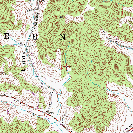 Topographic Map of Township of Green, OH