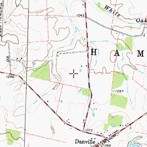 Topographic Map of Township of Hamer, OH