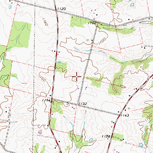 Topographic Map of Township of New Market, OH