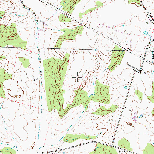 Topographic Map of Township of Washington, OH