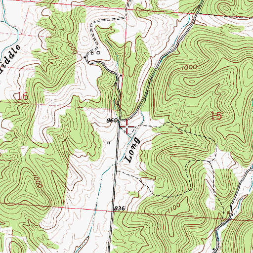 Topographic Map of Township of Perry, OH