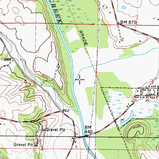 Topographic Map of Township of Prairie, OH