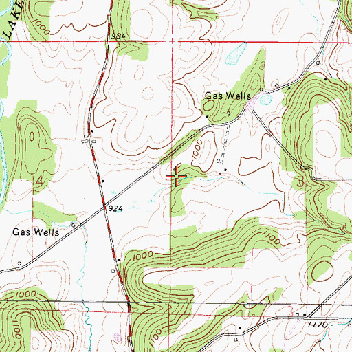 Topographic Map of Township of Washington, OH