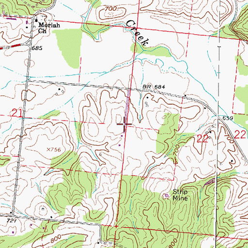 Topographic Map of Township of Madison, OH