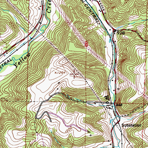 Topographic Map of Township of Springfield, OH