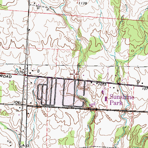 Topographic Map of Township of Harrison, OH