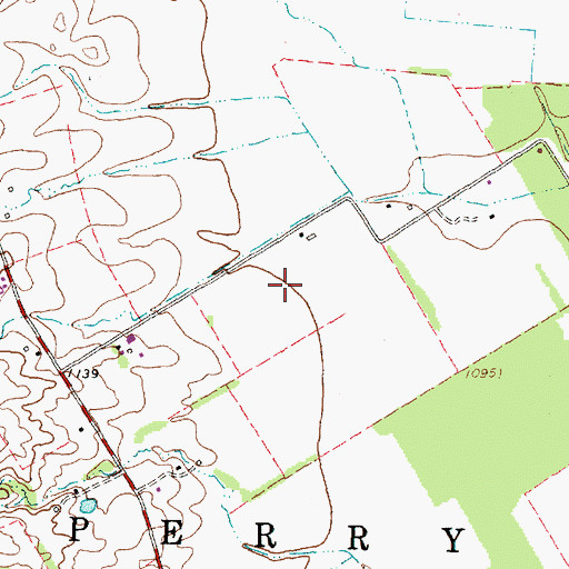 Topographic Map of Township of Perry, OH
