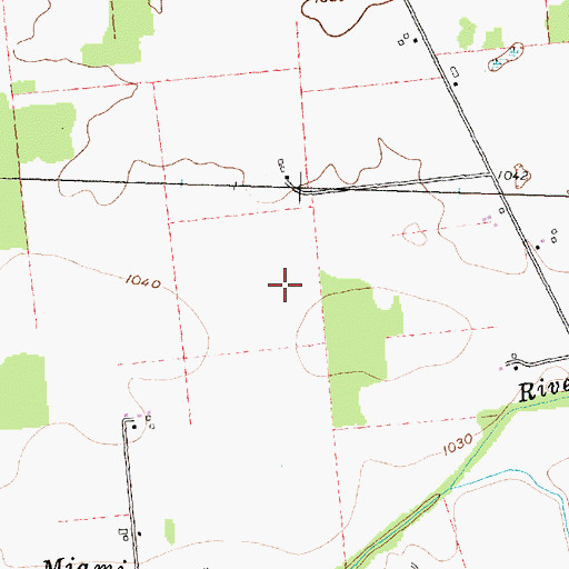 Topographic Map of Township of Richland, OH