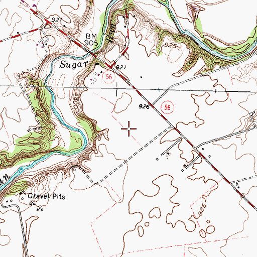 Topographic Map of Township of Pleasant, OH