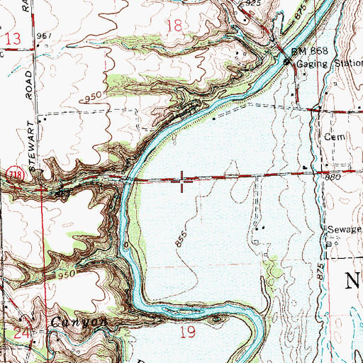 Topographic Map of Township of Newton, OH