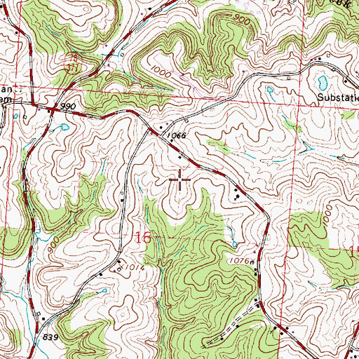 Topographic Map of Township of Malta, OH
