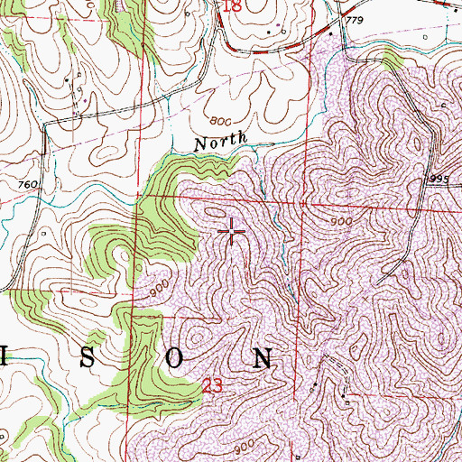 Topographic Map of Township of Madison, OH