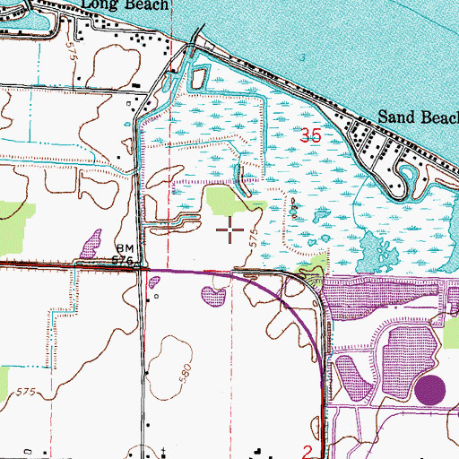Topographic Map of Township of Carroll, OH