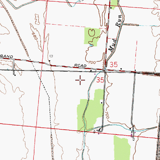 Topographic Map of Township of Harrison, OH