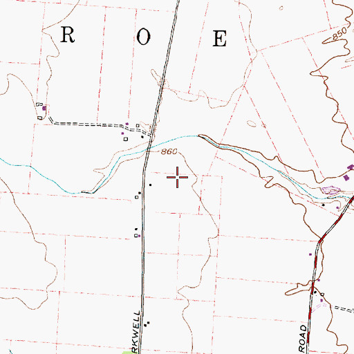 Topographic Map of Township of Monroe, OH
