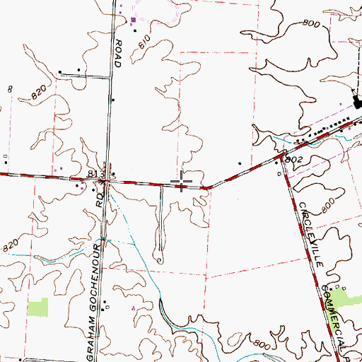 Topographic Map of Township of Scioto, OH