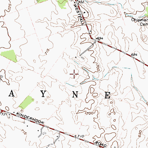 Topographic Map of Township of Wayne, OH