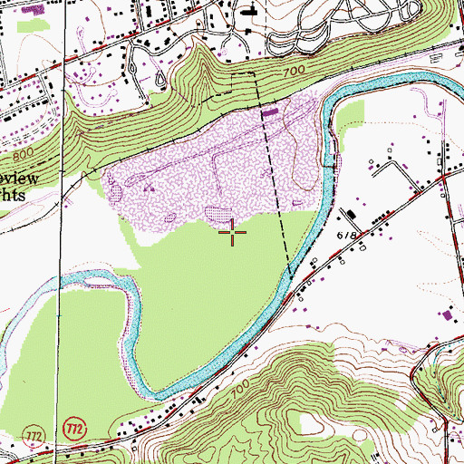 Topographic Map of Township of Scioto, OH