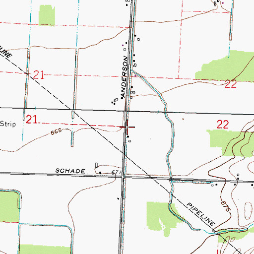 Topographic Map of Township of Madison, OH