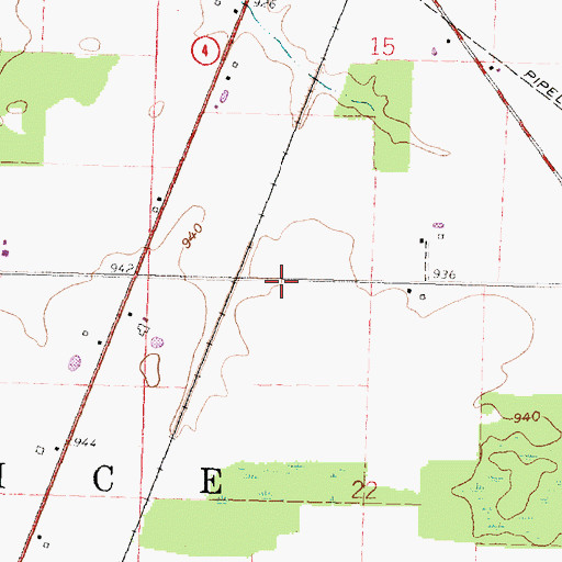 Topographic Map of Township of Venice, OH