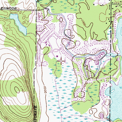 Topographic Map of Village of Reminderville, OH