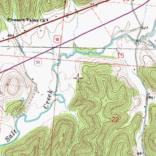 Topographic Map of Township of Harrison, OH