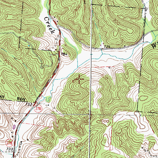 Topographic Map of Township of Madison, OH