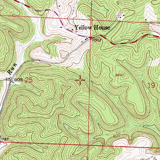 Topographic Map of Township of Grandview, OH