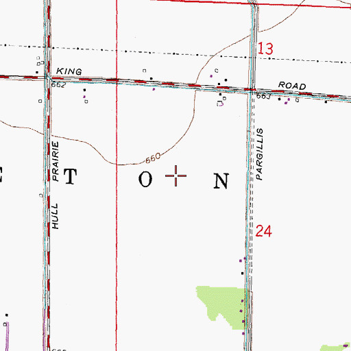 Topographic Map of Township of Middleton, OH