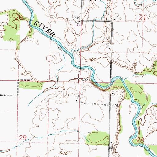Topographic Map of Township of Antrim, OH