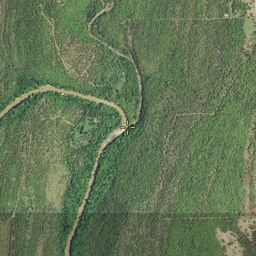 Aerial/Satellite Image of Campbell Creek, OK