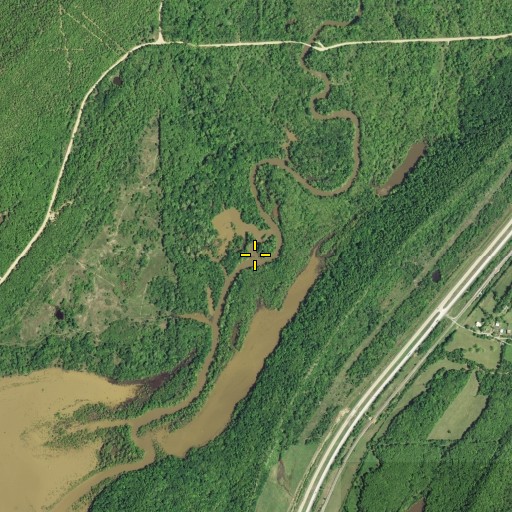 Aerial/Satellite Image of Beck Creek, OK