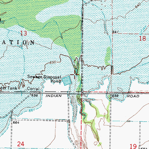 Topographic Map of Sand Tank Wash, AZ