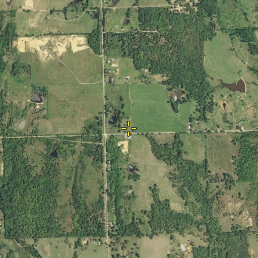 Aerial/Satellite Image of Blackjack School, OK