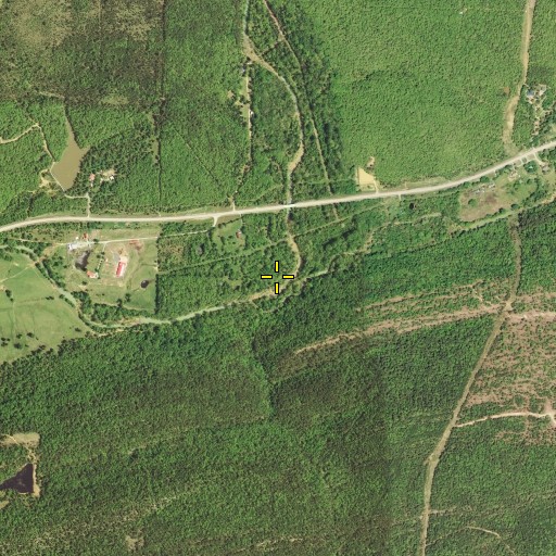 Aerial/Satellite Image of Breadtown Creek, OK