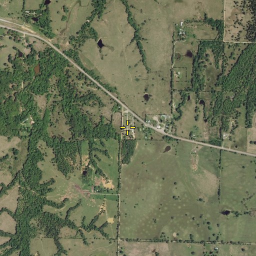 Aerial/Satellite Image of Butler Cemetery, OK