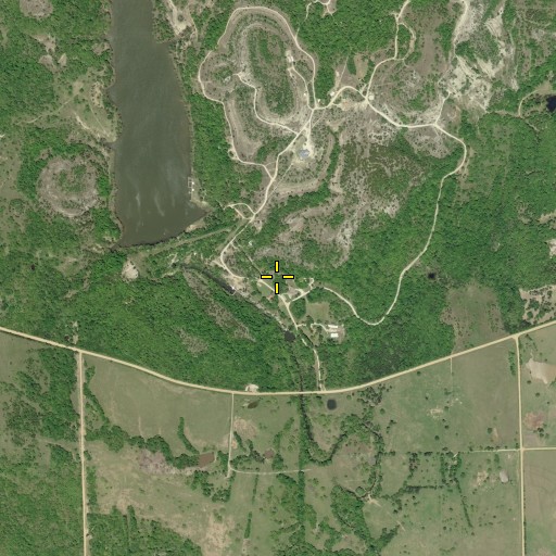 Aerial/Satellite Image of Camp Simpson, OK