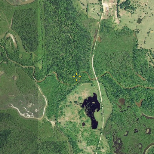 Aerial/Satellite Image of Caney Creek, OK