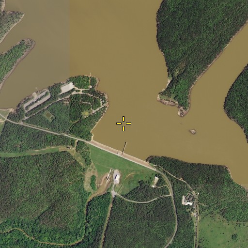 Aerial/Satellite Image of Cat Hollow, OK