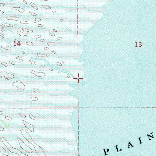 Topographic Map of Clay Creek, OK