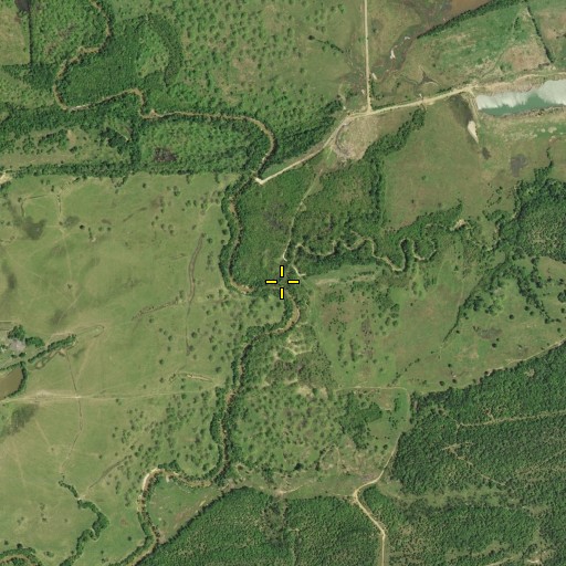 Aerial/Satellite Image of Coal Creek, OK