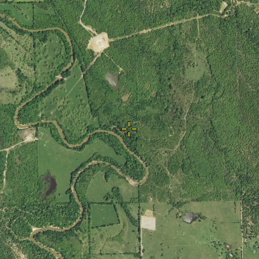 Aerial/Satellite Image of Dunford Creek, OK