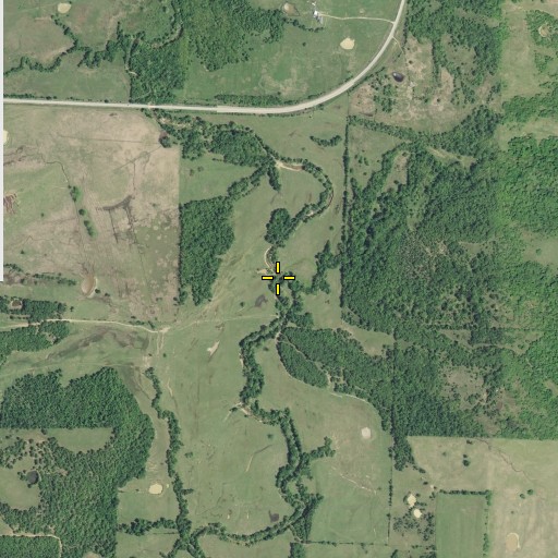 Aerial/Satellite Image of Fivemile Creek, OK