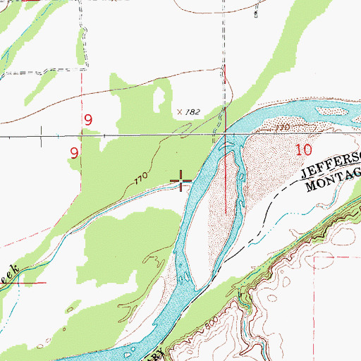 Topographic Map of Fleetwood Creek, OK