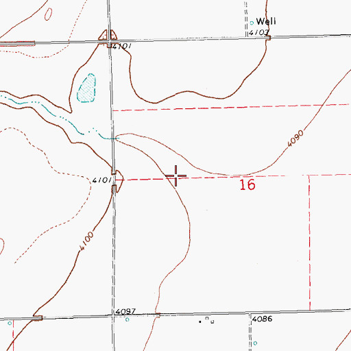 Topographic Map of French Draw, OK